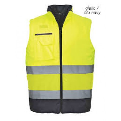 Bodywarmer bicolor alta visibilità S267